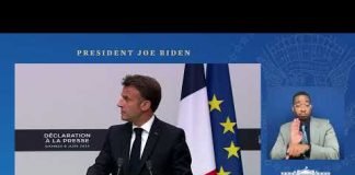 President Biden and President Macron of France Deliver Statements to Press with ASL Interpretation