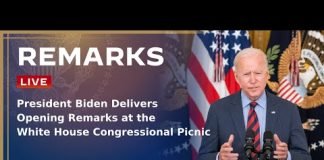 President Biden Delivers Opening Remarks at the White House Congressional Picnic